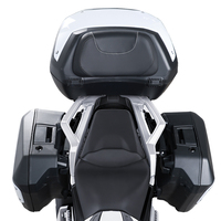 Ensemble de bagages de rangement robustes pour moto, comprenant un top case arrière et des sacoches latérales, compatible avec la moto Honda NC750X