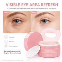 Masque Hydrogel Rajeunissant PDRN 360 pour les Yeux – Patchs Oculaires Hydratants Couvrants Contre les Cernes, les Poches et les Rides – Effet Raffermissant et Élastifiant