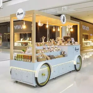 Prosky-remolque de comida móvil estándar de Australia, carrito de helado para venta al aire libre