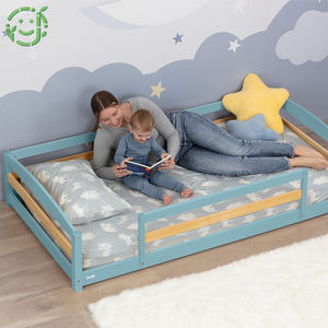 JQ Cama Solteiro Casal Nena Armacao Individual Infantil 5 Barones <strong>Camas</strong> 8 Anos Cama Empalmada <strong>De</strong> Madera Para Ninos - Product Image 1