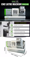 Torno CNC Horizontal de un Solo Husillo CK6140-750, Bancada Plana, Control CNC GSK de Alta Precisión, Garantía de 1 Año
