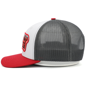 Mũ Lưỡi Trai Cho Người Lớn 6 Tấm Phong Cách Mới Được Tùy Chỉnh OEM Miếng Vải Dệt Vành Cong Màu Đỏ Có Cấu Trúc Mũ Lưỡi Trai Thể Thao - Product Image 4