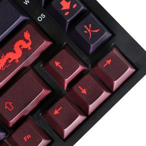 Teclas de <span class=keywords><strong>dragón</strong></span> rojo personalizadas Durable PBT Dye-Sub Diseño ergonómico Cherry Profile 87/104/108 Mx Switch <span class=keywords><strong>Teclado</strong></span> mecánico 129 - Product Image 6