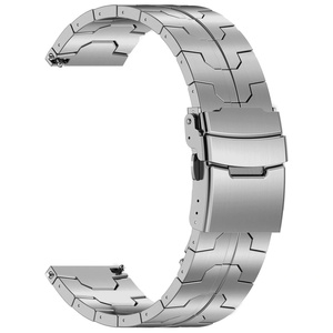 Correa de Reloj de Metal de Titanio de 22 mm, Correa de Repuesto Inspirada en Iron Man para Reloj <span class=keywords><strong>Huawei</strong></span> GT4 <span class=keywords><strong>GT3</strong></span> 4Pro 46 mm, Reloj Samsung Galaxy - Product Image 4