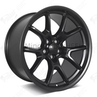 Mingyue 20X9.5J 20X11J ET18 22 PCD5X115 formation de flux roue de voiture de tourisme noire adaptée pour 2024 2025 Dodge Challenger chargeur SRT