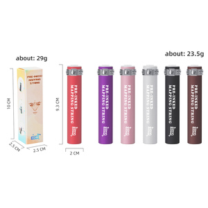 Etiqueta privada Rosa Microblading Hilo de color Caja de cuerda de mapeo Pmu Naranja Blanco Preentintado Ceja Cuerda de mapeo - Product Image 3