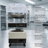 Tamiseur vibrant de laboratoire en acier inoxydable de haute précision avec moteur et plusieurs couches pour le processus de peinture et de cuisson