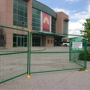 Barriera temporanea di controllo della folla del pannello impermeabile portatile Standard del recinto di sicurezza di evento del Canada per la recinzione sostenibile del sito - Product Image 5
