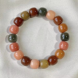 สร้อยข้อมือผีเสื้อธรรมชาติสีขาวหยกรากโพธิ์ลูกปัดโย<span class=keywords><strong>น</strong></span>แบบไล่ระดับสีม่วงที่หายาก - Product Image 5