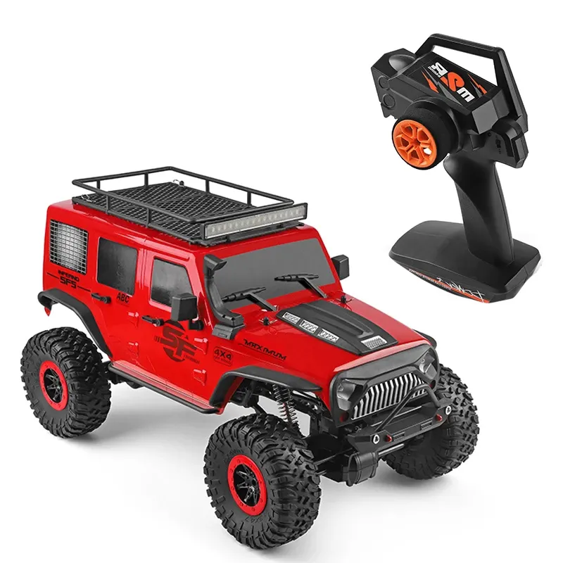 1:10 4WD High Speed Remote Control Rock Crawler Climbing Hobby Vehicle Toys with LED Light WLtoy 104311 Brushless RC Car Drift