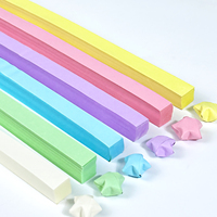 Bandes de papier origami étoiles circulaires, 600 feuilles, double face, 6 motifs, papier pliable DIY, vente en gros pour l'artisanat des enfants