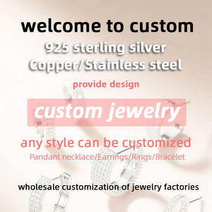 Kustom grosir kubik zirkonia cincin keabadian wanita perhiasan janji 18K berlapis emas 925 perak murni cincin pernikahan pertunangan - Product Image 6