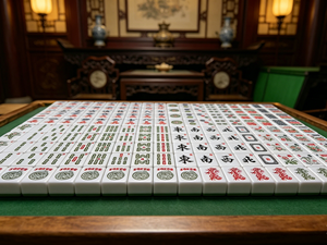 Jeu de tuiles de <span class=keywords><strong>mahjong</strong></span> magnétiques en mélamine de luxe moderne, 42 mm, 166 pièces, compatible avec la machine automatique, style américain - Product Image 4