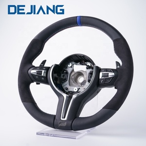 Volante Deportivo <span class=keywords><strong>M</strong></span> Sport en Cuero Azul Alcántara para BMW X3 X4 M3F22 F30 F32 F35 M6 F10 X5 F15 X6 F16 F06 F11, Listo para Instalar - Product Image 2