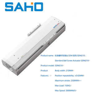 Módulo Lineal SDM210 de Alta Carga 60-150kg, Actuador Lineal de 2m/s, Carrera de 100~2500mm, Módulo de Tornillo, Motor, Rodamiento, Componentes Principales - Product Image 2