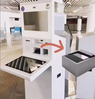 Kiosque de lecteur de passeport USB avec MRZ OCR pour scanner de documents de stock d'aéroport et d'immigration
