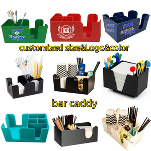Drinkware Accessories Personalized Black Green Blue Plastic Bar Caddy Napkin Holder for Italy Big Whale <strong>Linkwood</strong> Crater Lake - Product Image 6