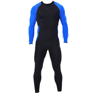من المصنع مباشرة قطعة واحدة للرجال Rashguard بوليستر سبانديكس للجسم لبذلات السباحة - Product Image 1
