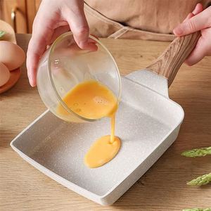 Poêle à frire carrée antiadhésive épaisse pour omelette, rouleau d'œufs, steak, petit-déjeuner, ustensiles de cuisine - Product Image 6