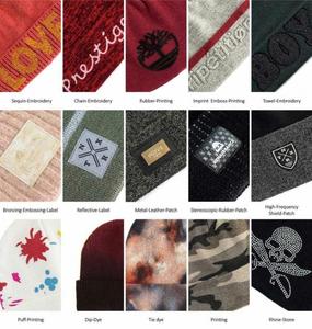 Gorro de Invierno 100% Acrílico con Logotipo Bordado, Gorro Promocional de Regalo, Cierre de Plástico Ajustable, Color Personalizado - Product Image 3