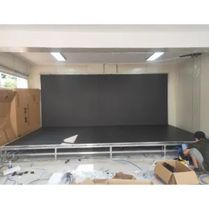 Fast installation shopping malll LED Advertising panel 3m x 2m custom size indoor Movie Studio video Wall flat screen display