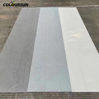 Finition en béton coulé, pierre flexible, aspect ciment brut, design moderne pour l'intérieur, ignifuge, léger, approvisionnement en vrac