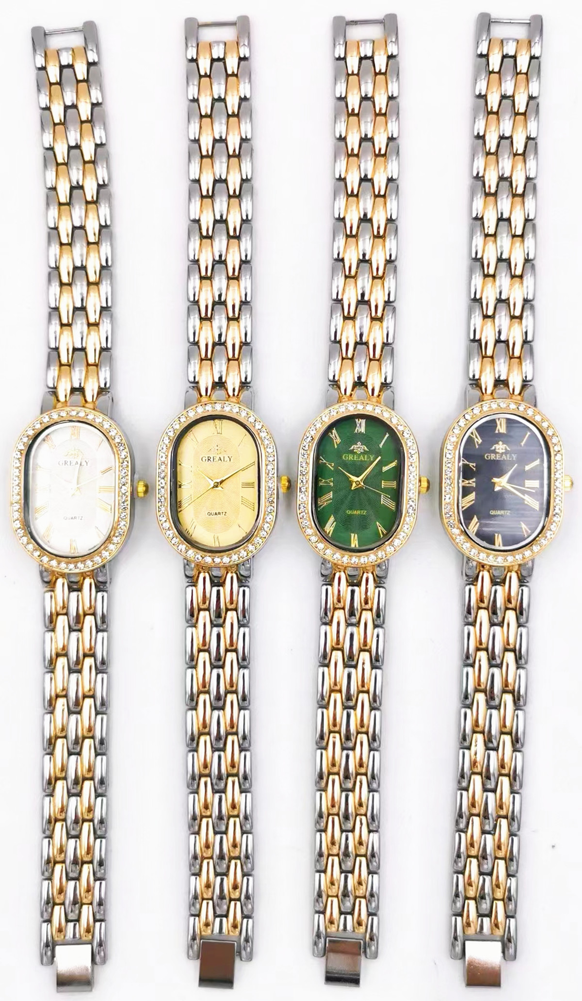 GREALLY Two-Tone Stainless Steel Quartz Watch - Silver & Gold Proof that a great watch doesn main image 2