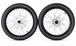 Ruota Supermoto Nera KABIN da 17 Pollici <span class=keywords><strong>CST</strong></span> 100/80-17 130/70-17 per Surron Ultra Bee, Accessori per Moto Elettriche, Pneumatici - Product Image 6