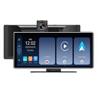 Lecteur MP5 de voiture portable sans fil CarPlay de 11,26 pouces avec caméra d'enregistrement de conduite, écran OLED, tableau de bord 4K, noir, OLIVER Fitment