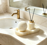 Ensemble diffuseur de parfum en pierre naturelle de luxe, décoration personnalisée pour la maison, l'hôtel, le bureau, décoration aromatique d'intérieur