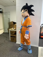 Costume de mascotte Son Goku, personnage de dessin animé, cosplay pour adultes, jouets amusants