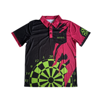 Kancing Jas Dart Unisex OEM dengan Kerah dan Saku, Bahan Polyester