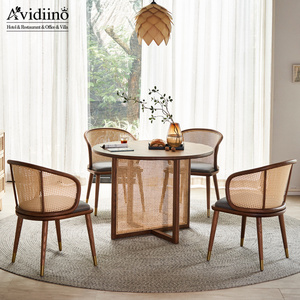 AVIDIINO moderne nordique Wabi-sabi chaise Banquet hôtel Restaurant chaise de salle à manger cadre en bois matériel personnalisé <span class=keywords><strong>fauteuil</strong></span> - Product Image 3