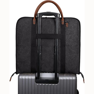 Free Sample Personalized Custom Garment Bag Travel Dust <b>Cover</b> Foldable Dress <b>Clothes</b> Full Zipper Washable Suit <b>Cover</b> - Product Image 1