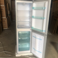 Inverter kulkas Mini pintu ganda Penggunaan dapur, Hotel kantor Harga Murah 135L