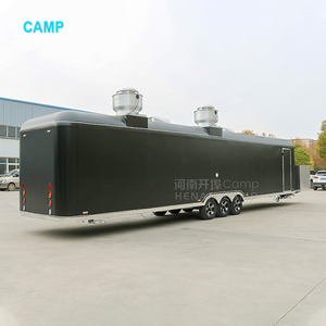 Conteneur Remorque Food Truck 40 Pieds avec Cuisine Complè<span class=keywords><strong>te</strong></span>, Chariot Alimentaire Mobile, Restaurant, Bar Mobile, Remorque à Pizza et BBQ - Product Image 6