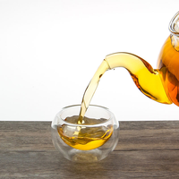 Offre spéciale de théières bon marché, vente en gros, théière à thé turc, théière samovar, infuseur en verre
