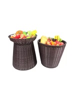 Cesta de Plástico PP para Exposição de Frutas e Legumes em Supermercados, Leve, Ecológica e de Fácil Instalação