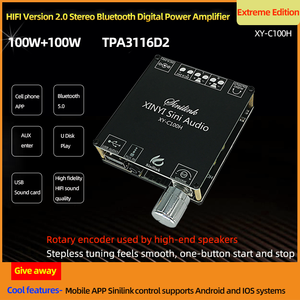 XINYI Sini Audio TPA3116 Digital <b>Amplifier</b> Board, 100W HIFI Stereo Power <b>Amplifier</b> Module - Product Image 6