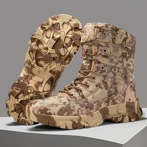 Botas de Caza y Montañismo para Hombre 2026, Botas Tácticas de Camuflaje para Desierto, Botas de Caza de Cuero - Product Image 2