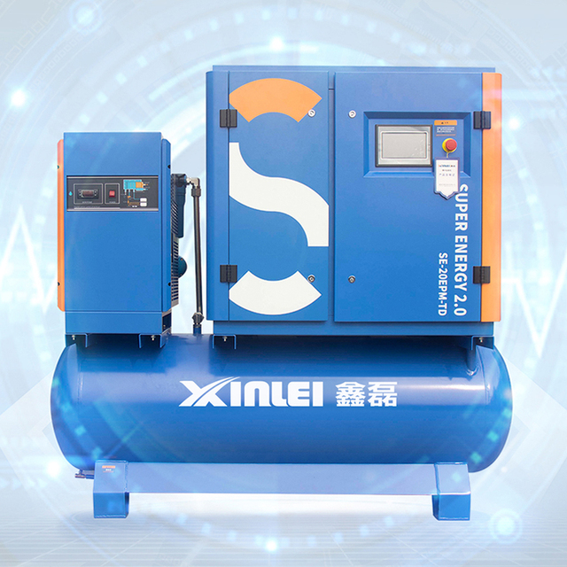 7.5kw 10HP air Cooling Rotary Industrial Compressors Silent Air-Compressors Screw air Compressor