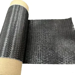 Professional Unidirectional 200g T700 UD Carbon Fiber Fabric For Structures Strengthen