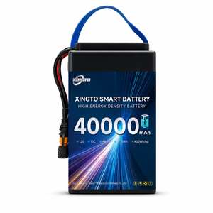 <span class=keywords><strong>Batteria</strong></span> Intelligente Xingto 12S 44.4V 14S 51.8V 58.8V 40000mAh 60Ah 400Wh per Kg, LiPo a Stato Solido per Droni Agricoli AI per Irrorazione - Product Image 1