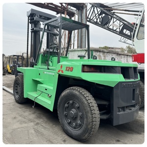 Chariot élévateur diesel d'occasion Mitsubishi FD120 12 tonnes tout-terrain pour manutention de matériaux en entrepôt, haute qualité, fabriqué au Japon, Shanghai Yard 2025 - Product Image 1