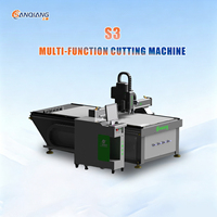 Machine-outil CNC multi-têtes 1325 pour le travail du bois avec routeur CNC 4 axes pour bois, acrylique, PVC et table de maintien sous vide