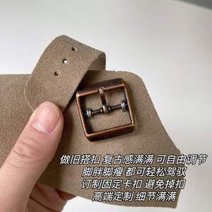 <span class=keywords><strong>Birkenstock</strong></span> da <span class=keywords><strong>uomo</strong></span> eleganti <span class=keywords><strong>ciabatte</strong></span> mocassino in pelle scamosciata invernale con cinturino regolabile in sughero con cinturino Unisex prodotto - Product Image 6