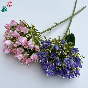 <b>Silk</b> <b>Flower</b> Mixed Bouquet Single Stem High Simulation Wedding Decoration - Product Image 2