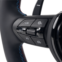 Volant en cuir intégral M Sport pour BMW M3 F30 F15 F16 F20 F21 F25 F26 M5 F10 F11 F06 F07 F12 F13 F01 E90 E90 X5 E70 E87 E81