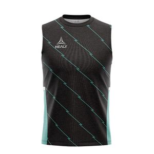 Nueva camiseta de gimnasio de entrenamiento de fútbol de alta calidad para hombre, chaleco de entrenamiento de fútbol de poliéster transpirable sin mangas - Product Image 1