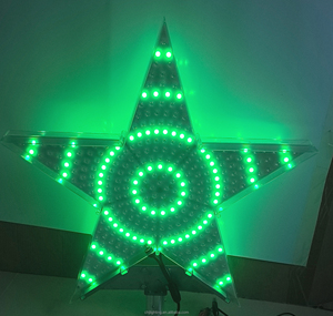 Iluminación Decorativa Automática Luminosa RGB de <span class=keywords><strong>5</strong></span> Puntas, DC12V 95W, de un Solo Lado, IP65, para Paisajes Navideños y de Halloween - Product Image 4